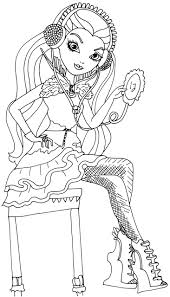 Lizzie hearts is the daughter of queen of hearts in alice's adventures in wonderland the coloring sheet of cheshire. Free Printable Raven Queen Coloring Page Coloring Pages Cute Coloring Pages Cat Coloring Page