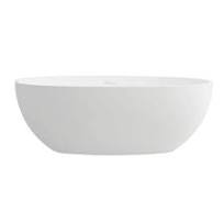 CASAINC 65 in. x 23 in. Solid Surface Stone Resin Stand ...