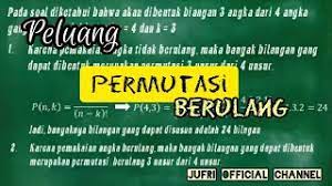 Postingan ini membahas contoh soal permutasi dengan pengulangan atau pemulihan yang disertai pembahasannya / penyelesaiannya. Permutasi Berulang Youtube