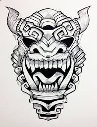 Check spelling or type a new query. Aztec Mask Japanese Tattoo Art Aztec Tattoo Tiki Tattoo