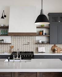 Velvet blue shaker with calacatta style quartz. Byelisabethnl Stunning Dark Grey Kitchen Design With A Reclaimed Wood Island