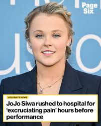 JoJo Siwa says she landed in the hospital with “excruciating” pain just  hours before a major performance.