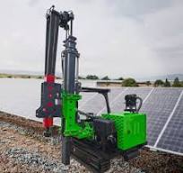 Solar Pile Driver - High Efficiency Hydraulic Machine