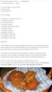 Kfc Kentucky Fried Chicken Original Recipe Recipe By Maryann Maltby Recipes Chicken Recipes Food