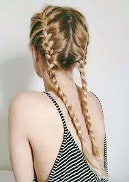 In this men's two braids hairstyle, you make two thin french braids on each side and then again make two more under the top ones taking all four back into a knot. 26 Stunning French Braids We Love