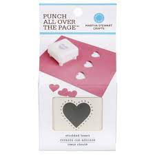 We carry a wide variety of craft punches from top manufacturers including the punch bunch, martha stewart, marvy uchida and more. Heart Shaped Paper Punches