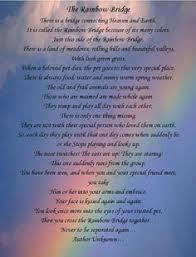 I tried to leave large enough margins that you should be able to adjust it for printing on a variety of paper sizes. The Rainbow Bridge Poem For Dogs We Got This Poem From The Vet When Sammy Had Di Rainbow Bridge Poem Rainbow Bridge I Am Awesome