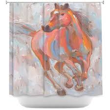 East Urban Home Equine Elegance I Horses Single Shower Curtain In 2020 Horses Sweet Home Collection Design