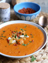 Soupe De Lentilles Corail Au Chorizo Recette En 2020 Soupe Lentilles Corail Recette Soupe Lentilles Recettes Regime Soupe