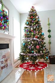 Christmas Tree Decorating Ideas The Home Depot Gold Christmas Tree Decorations Christmas Tree Decorations Outdoor Christmas Lights