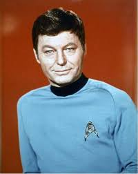 Bits Of History** The character Dr. Leonard 'Bones' McCoy from the TV  series Star Trek, was played by Deforest Kelly, born in Toccoa Georgia.  Deforest Kelley was born in Toccoa Ga., on