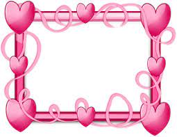 Free Printable Valentine Picture Frames Framesholidayvalentinestationarymorevalentinespinkheartsframe Free Clip Art Clip Art Borders Valentines Day Coloring