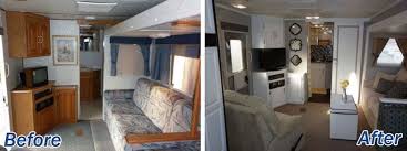 The exterior design varies from a cute little home if you are doing a total gutting prior to remodeling, remove all cabinets, sinks, toilets, and other items that will be replaced. 5 Travel Trailers That Received Major Upgrades Rvshare Com
