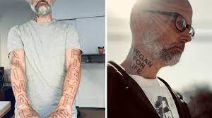 Moby animal rights tattoo to mark 32 years being vegan. Moby Gets Animal Rights Tattooed Down Both His Arms Totally Vegan Buzz