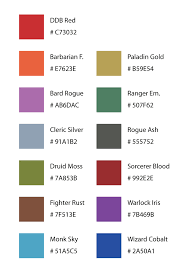 Class Colors Arts Crafts D D Beyond General D D Beyond Forums D D Beyond