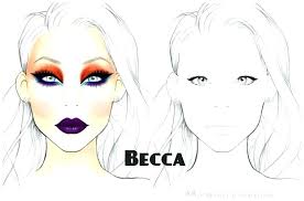 25 True Mac Bridal Makeup Face Chart