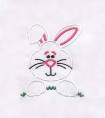 Links preceded by a plus sign (+) require free registration (to that particular site, not to embroidery pattern. Cute White Bunny Rabbit Embroidery Design Digitemb