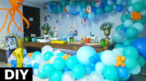 Como Fazer Arco Desconstruido Festa Baby Shark Artesanato Para Festa Youtube