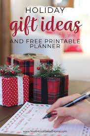 Dozens of easy crafts and presents to make for all your friends and family. Christmas Gifts Planner Printable Neat House Sweet Home