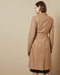Taille 4, équivalent entre m et l. Long Belted Wrap Coat Camel Jackets And Coats Ted Baker Row