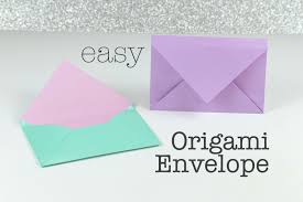 Step 2) fold the paper along the dotted line. How To Make An Easy Origami Envelope