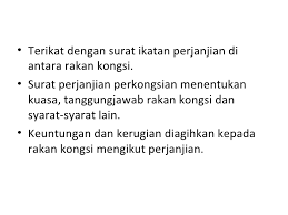 Surat perjanjian memiliki sifat mengikat semua pihak yang terlibat di dalamnya. Contoh Surat Perjanjian Rakan Kongsi Perniagaan Contoh Surat