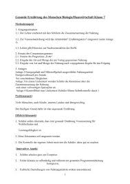 Www.deutschalsfremdsprache.ch (ab klasse 4) vielfältige themen / arbeitsblätter für daz. Gesunde Ernahrung Des Menschen Biologie Hauswirtschaft Klasse 7