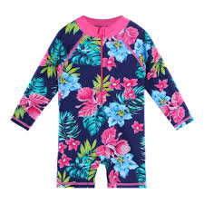 All of our swimwear is made from a fabric with upf 50+ sun protection built in to keep her safe in the rays. Baohulu Toddler Baby Girl Swimwear Upf 50 Navy Flower Kids Girls Swimwear Long Sleeve One Piece Swimsuit For Child Bathing Suit Special Price 7c1817 Goteborgsaventyrscenter