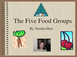 Ppt The Five Food Groups Powerpoint Presentation Id 1781143