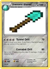 Like other diamond tools, a diamond shovel can be upgraded to a netherite shovel, although increased durability is the only benefit. Pokemon Diamond Shovel 1