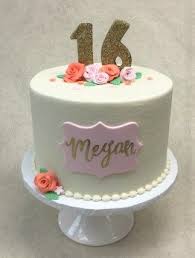 Sweet vanilla succulent cupcake decorating tutorial | amanda rettke. Floral Sweet 16 Cake Via The Cupcake Shoppe Raleigh So Very Simple Pretty Cake Partyd Sweet Sixteen Cakes 16th Birthday Cake For Girls 16 Birthday Cake