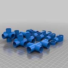 16mm Conduit Building Blocks By Thrhymes 3d Printing Projects Building Blocks Geodesic Dome