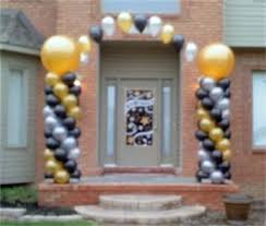 Black And Gold Balloon Arch Black Gold Balloon Arch 50th Birthday Centerpieces Black And Gold Balloons Balloon Columns