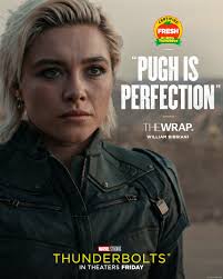 Don't miss Florence Pugh's performance in Marvel Studios' #Thunderbolts* ⚡️  Only in theaters Friday. Get tickets now: Fandango.com/Thunderbolts