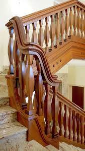 Backed by a team of highly skilled and experienced interior decorators, we are engaged in rendering designer wooden grill that enhances the look and appearance of the homes and official places. Balustrade Wooden Staircase Railing Stairs Design Interior Door Design Interior