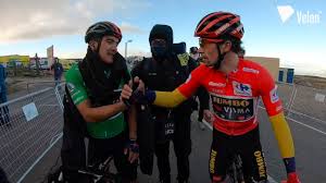 In 2019 he won three stages on the vuelta a espana and came third overall. Roglic And Carapaz Embrace After Vuelta Decider Youtube