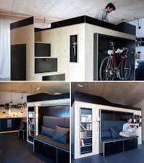 It's a great solution for small bedrooms and a stylish option for modern living spaces. 50 Small Studio Apartment Design Ideas 2020 Modern Tiny Clever Interiorzine