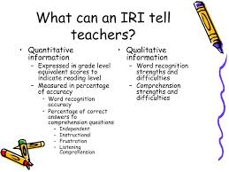 Ppt Informal Reading Inventory Powerpoint Presentation