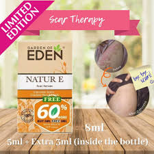 We recommend using our full range of products from garden of eden as they are dermatologically tested for sensitive skin, and they are designed to give your skin the full effect and nourishment it needs. Garden Of Eden Natur E Scar Serum 5ml 8ml Exp 2023