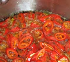 Hot Pepper Rings In Olive Oil With Garlic Goddess Cooks Stuffed Hot Peppers Stuffed Peppers Hot Pepper Oil Recipe