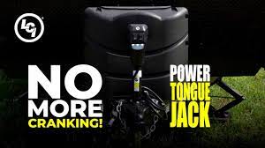 The warning symbol above is a sign that a service or maintenance procedure has a safety risk involved and may cause death or serious injury if not performed safely and within the parameters set forth in this manual. Power Tongue Jack For A Frame Travel Cargo And Utility Trailers Or 5th Wheel Rvs