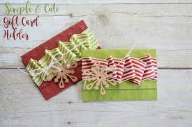 Merry felt gift card holder from joli paquet. Simple Gift Card Holder The Happy Scraps