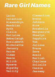 Rare Girl Names Characterinspiration Characterdesign Characterdesign Characterinspiration Girl Names Rare Baby Names Rare Names Baby Names