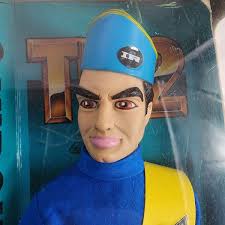 Bandai Thunderbirds VIRGIL TRACY Figure w/ Gun TB2 International Rescue  RARE NEW