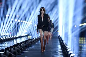 Saint laurent women's cassandra strappy high heel sandals (8) $995.00. Saint Laurent Puts A Parisian Spin On Festival Style For Spring 2020 Fashionista