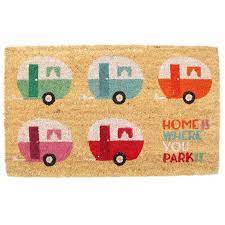 coir door mat caravan design door mat doors and floors caravan holiday