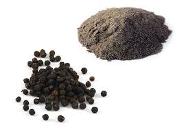 Pure and authentic ground black pepper. Black Pepper Powder Kevin Exporter
