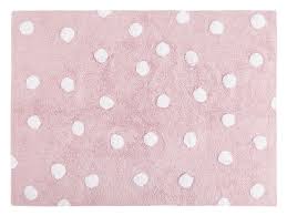 Sie eignen sich sowohl für modern als auch klassisch eingerichtete räume und setzen schöne. Lorena Canals Teppich Punkte Rosa 120x160cm Waschbar Online Kaufen