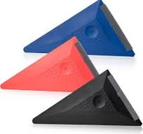 NEWISHTOOL 3 PCS Window Tint Triangle Squeegee with Silicone Edge,  Different Hardness Corner Squeegee for Car Vinyl Wrap PPF Installation,  Multi Edge ...