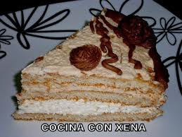 Cocina Con Xena Tarta De Moka Y Nata Tartas Tartas Thermomix Natillas